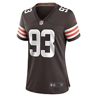 Women's Nike Shelby Harris  Brown Cleveland Browns Team Game Jersey