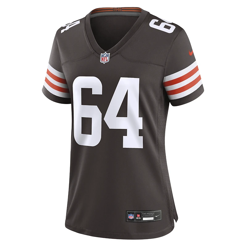 Women's Nike Thayer Munford  Brown Cleveland Browns Team Game Jersey