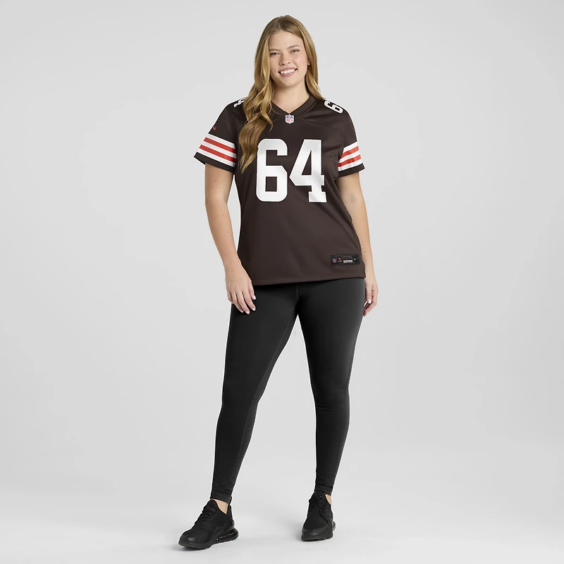 Maillot Nike Thayer Munford Brown pour femme, équipe des Cleveland Browns