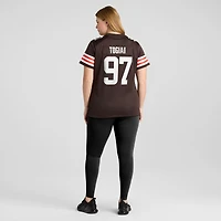 Women's Nike Tommy Togiai  Brown Cleveland Browns Game Jersey
