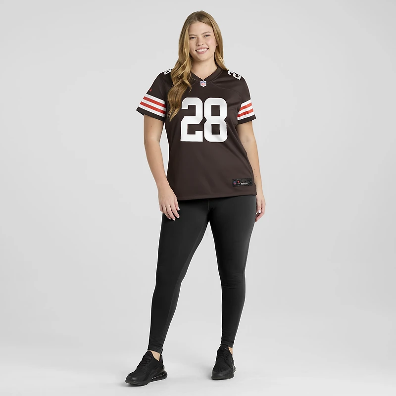 Maillot Nike Tre Avery Brown pour femme, équipe des Cleveland Browns