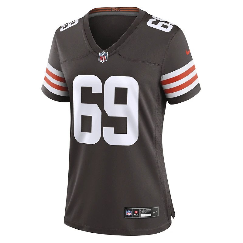 Women's Nike Tyre Phillips Brown Cleveland Browns Team Game Jersey