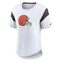 FBC BROWNS WHITE BROW SU23 NFL NIKE SLUB FASHION SS TEE TEELADC