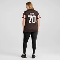 Women's Nike Zak Zinter  Brown Cleveland Browns Game Jersey