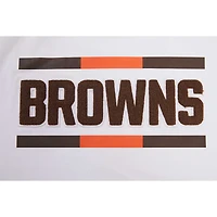 T-shirt court Pro Standard pour femmes, Cleveland Browns New Helmet Capsule, blanc