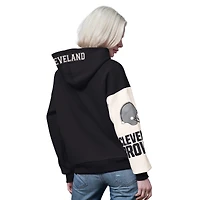 Sweat à capuche zippé noir pour femme des Cleveland Browns, 4e essai