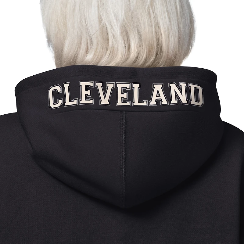 Sweat à capuche zippé noir pour femme des Cleveland Browns, 4e essai