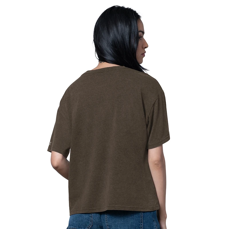 T-shirt surdimensionné pour femme, Heather Brown, membre du Temple de la renommée des Cleveland Browns