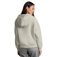 Women's Starter  Khaki Cleveland Browns Rhinestone Relaxed Hoodie