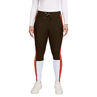 Leggings à blocs de couleurs marron/orange Cleveland Browns WEAR by Erin Andrews pour femme
