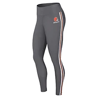 Leggings à blocs de couleurs anthracite Cleveland Browns pour femmes WEAR by Erin Andrews