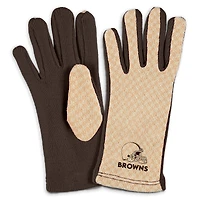 Women's WEAR by Erin Andrews Cleveland Browns Tonal Microcheck Scarf & Glove Set