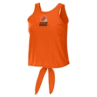 Débardeur WEAR by Erin Andrews Orange Cleveland Browns pour femmes