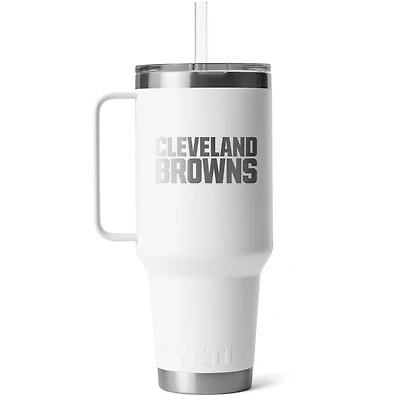 YETI Cleveland Browns 42oz. Rambler Straw Mug