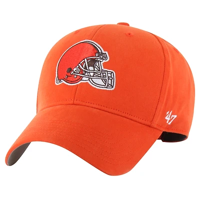 Youth '47 Orange Cleveland Browns Secondary Logo MVP Adjustable Hat