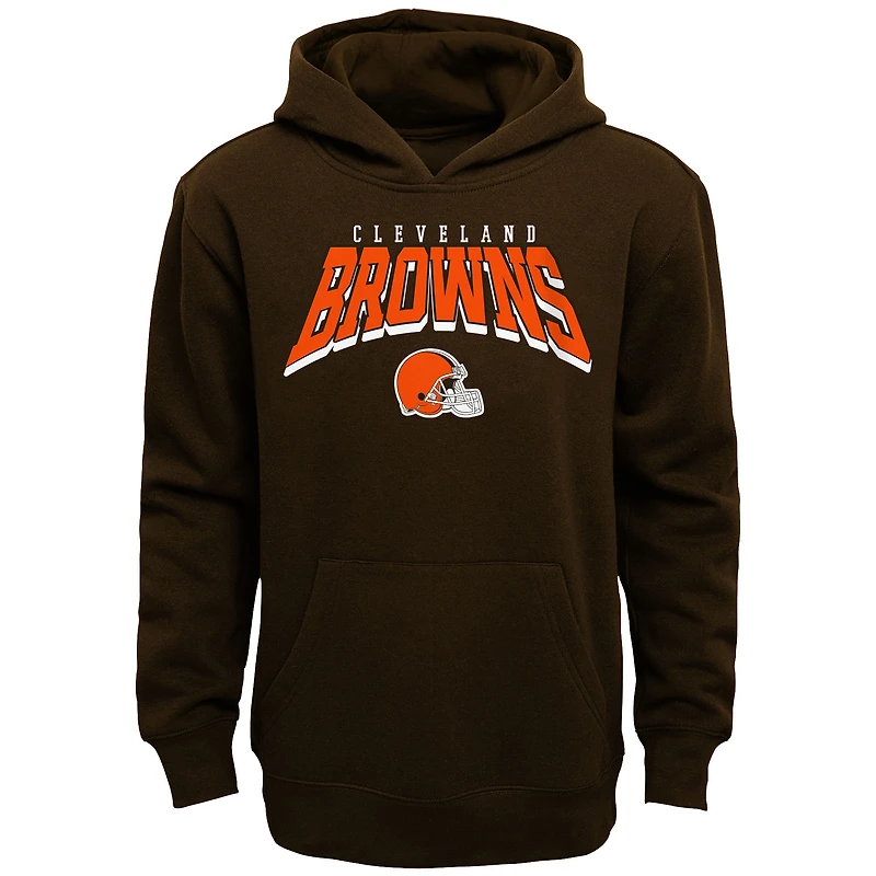 Youth  Cleveland Browns Dynamic Duo Fleece Pullover Hoodie & Sweatpants Set