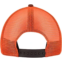 Youth New Era Brown Cleveland Browns A-Frame 9FORTY Trucker Adjustable Hat