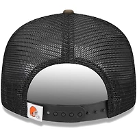 Casquette New Era Camo Cleveland Browns Main Trucker 9FIFTY Snapback pour jeune
