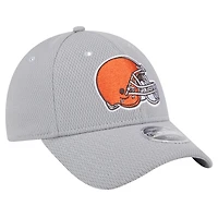 Casquette ajustable Main 9FORTY des Cleveland Browns de New Era pour jeunes, grise