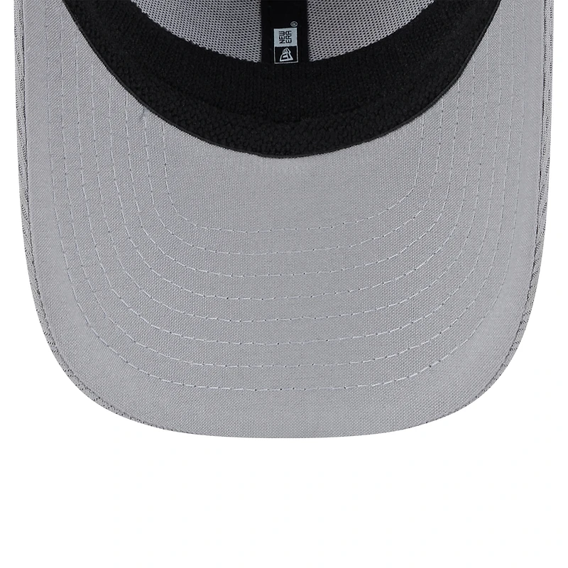 Casquette ajustable Main 9FORTY des Cleveland Browns de New Era pour jeunes, grise