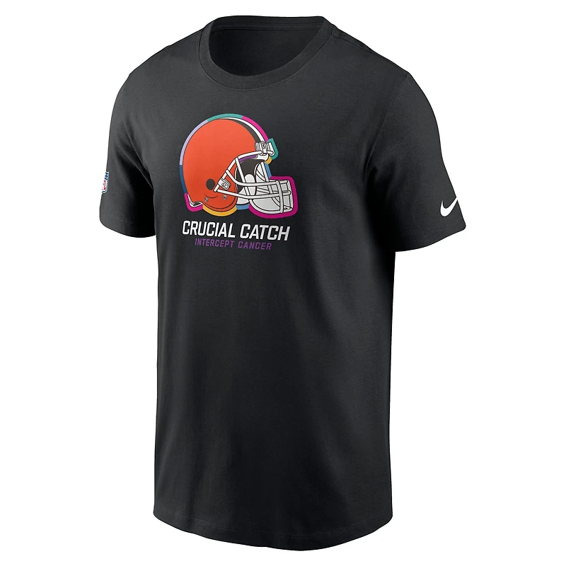 Youth Nike  Black Cleveland Browns 2024 NFL Crucial Catch T-Shirt