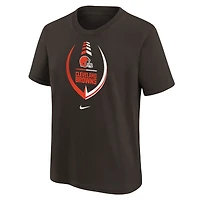 Enfant Nike Cleveland Browns Icon football - T-shirt de marron