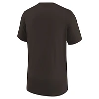 T-shirt Nike marron pour jeunes Cleveland Browns Legend Icon