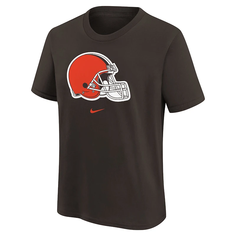 T-shirt Nike marron avec logo Cleveland Browns pour jeunes