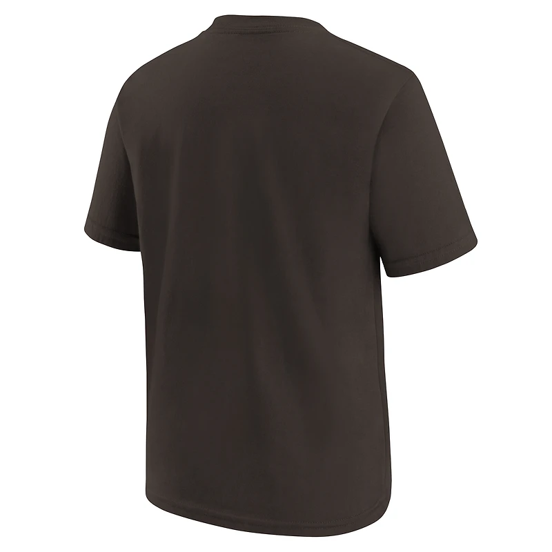 Youth Nike  Brown Cleveland Browns Logo T-Shirt