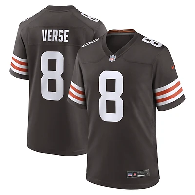 Maillot de match Nike Jared Verse Brown des Cleveland Browns pour jeunes