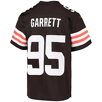 Maillot de match Nike Myles Garrett marron pour jeunes des Cleveland Browns