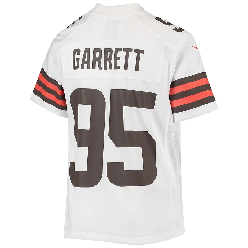 Maillot Nike Myles Garrett blanc pour jeune des Cleveland Browns
