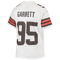 Maillot Nike Myles Garrett blanc pour jeune des Cleveland Browns