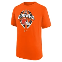 T-shirt Nike orange Cleveland Browns Icon Legend pour jeune