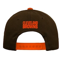 Casquette ajustable pré-courbée Youth Outerstuff Brown Cleveland Browns Team