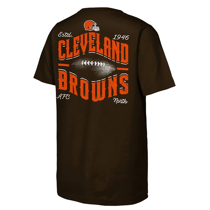 Youth Outerstuff Brown Cleveland Browns Top Pick T-Shirt