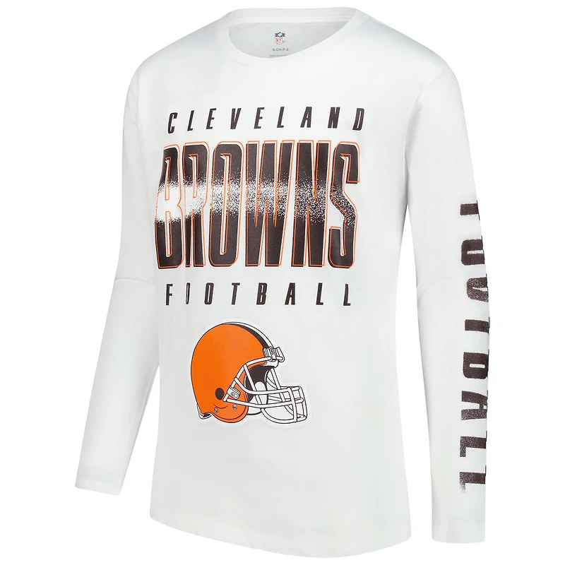 Youth Outerstuff Cleveland Browns The Mix Combo T-Shirt Set