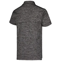 Youth Wes & Willy Charcoal Cleveland Browns Cloudy Yarn Polo