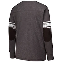 T-shirt de football à manches longues pour jeunes Wes & Willy Heather Brown des Cleveland Browns