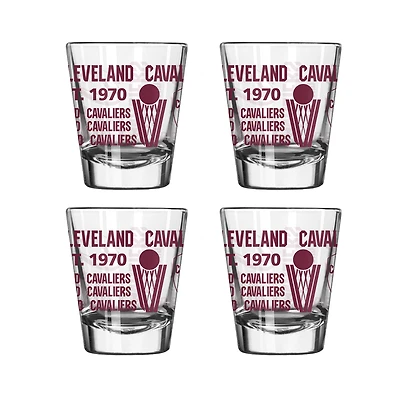Cleveland Cavaliers 4-Pack 2oz. Shot Glass Set
