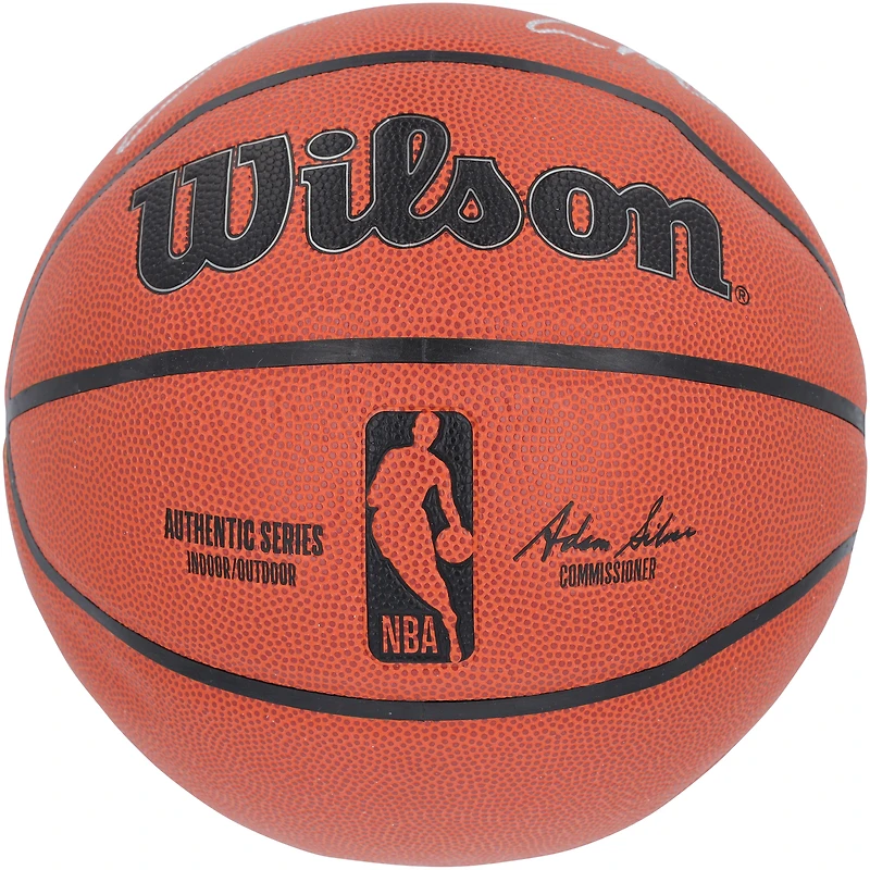 Donovan Mitchell & Evan Mobley Cleveland Cavaliers Autographed Wilson Authentic Series Indoor/Outdoor Basketball