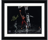 Donovan Mitchell Cleveland Cavaliers Autographed 11" x 14" Spotlight Layup Versus Boston Celtics Photograph