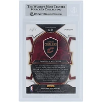 Donovan Mitchell Cleveland Cavaliers Autographed 2022-23 Panini Select Black White & Gold Prizm Light Blue Ink #31 #1/1 Beckett Fanatics Witnessed Authenticated Card