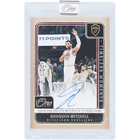 Donovan Mitchell Cleveland Cavaliers Autographed 2024-25 Panini One & One Cleveland Salutes Mitchell's 71 Point Game #TMA-MIT #1/49 Card