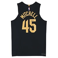 Donovan Mitchell Cleveland Cavaliers Autographed Black Nike Statement Edition Authentic Jersey with "Spida" Inscription