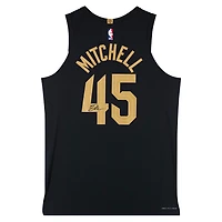Donovan Mitchell Cleveland Cavaliers Autographed Nike Black Statement Authentic Jersey 