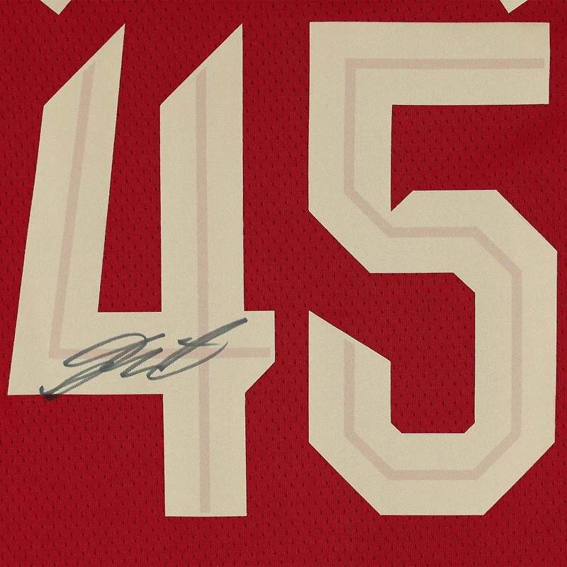Maillot Nike Icon Swingman autographié par Donovan Mitchell des Cleveland Cavaliers