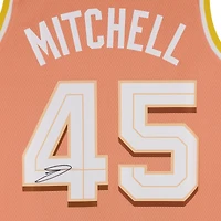 Donovan Mitchell Cleveland Cavaliers Autographed Orange Nike 2025-26 City Edition Swingman Jersey