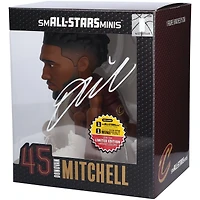 Figurine en vinyle autographiée de 6 pouces de Donovan Mitchell Cleveland Cavaliers