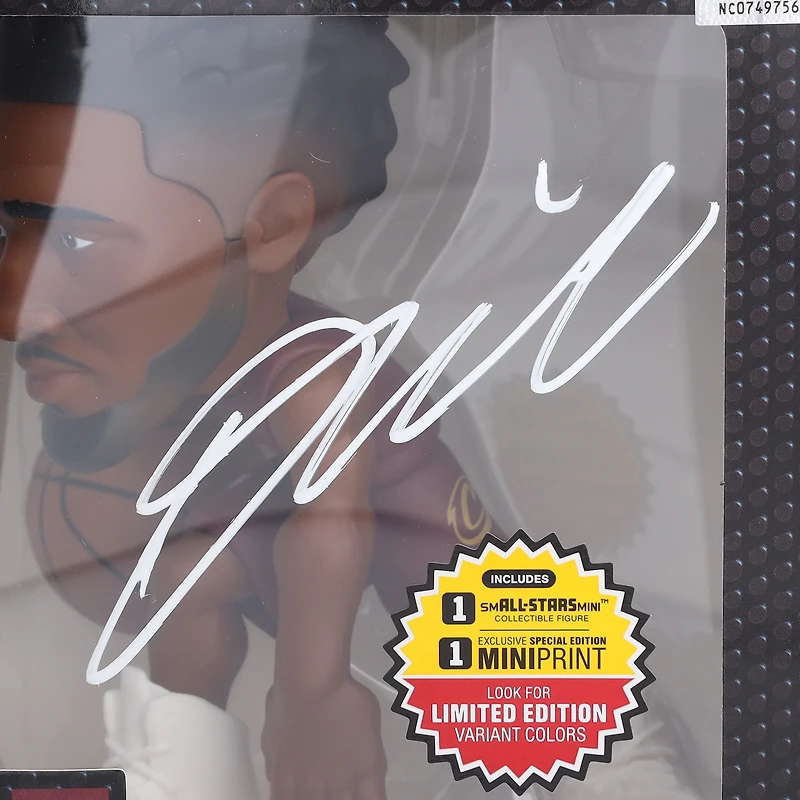 Figurine en vinyle autographiée de 6 pouces de Donovan Mitchell Cleveland Cavaliers
